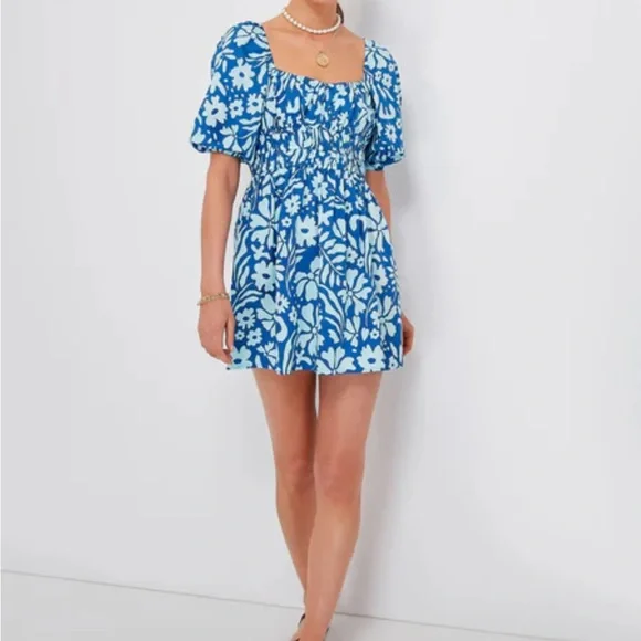 Faithfull the Brand | Dresses | Nwt Faithfull The Brand Blue Sidra Floral  Marinelli Mini Dress | Poshmark